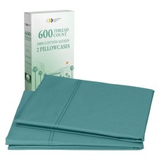 Pillow Case King Size Set of 2 - Luxuriously Soft, Premium 600 Thread Count, ...