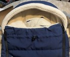 BABYZEN YO-YO+ fleece lined hooded stroller footmuff Navy Blue — photo 2