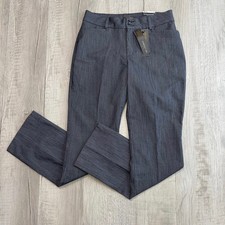 Lee Mid Rise Straight Leg Stretchy Shaping Pants WMNS 10M Gray Regular Fit Work