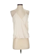 NWT Olive and Oak Women Ivory Sleeveless Blouse XS