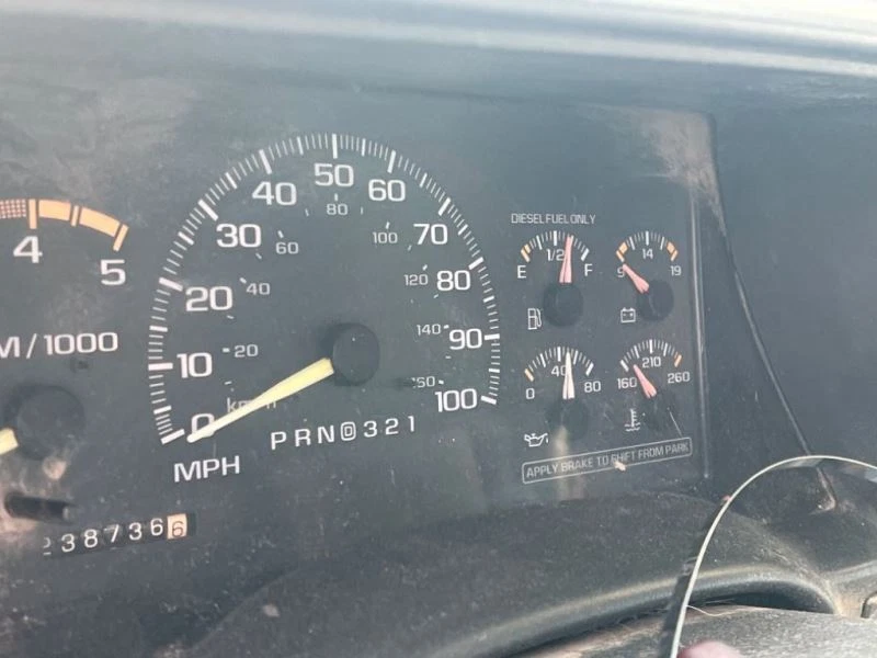 Chevrolet 2500 1998 velocímetro OEM 6,5 L 4x4 automático 16176841 Foto 4 de 4