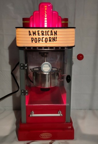 Nostalgia Kettle Popcorn Machine Hollywood Cinema Popcorn Model HKP200 23" Tall - Picture 5 of 11