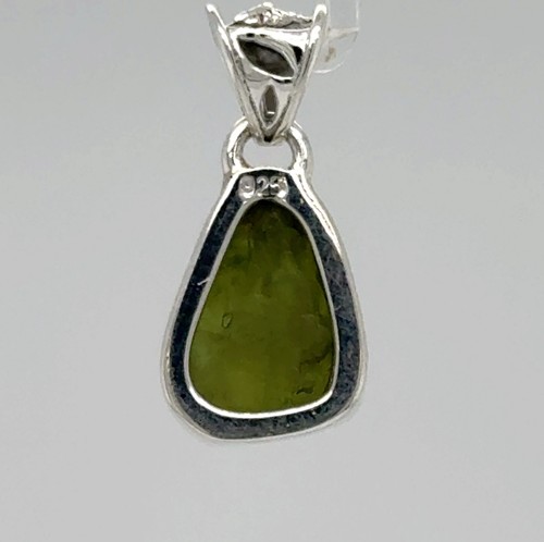 Colgante PERIDOTO Verde Piedra Preciosa Corte Natural y Áspero PLATA ESTERLINA 925 901-Ce - Imagen 6 de 9