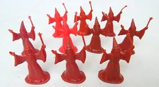 DFC Dimensions For Children 10 Fantasy Wizards Red Playset Figures