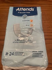 Attends Booster Pads  24 Count
