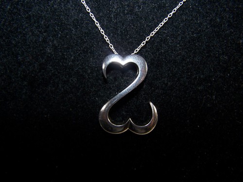 CIONDOLO E CATENA KAY JEWELERS JANE SEYMOUR GRANDE DOPPIO CUORE APERTO - Foto 5 di 9