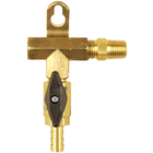 MODULAR CO2 Gas Line Manifold 2,3,4 Way Brass Splitter wShutoff and ...