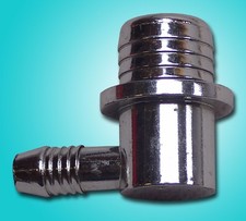 Chrome Power Brake Booster Check Valve For Aftermarket Street Rod Booster Large