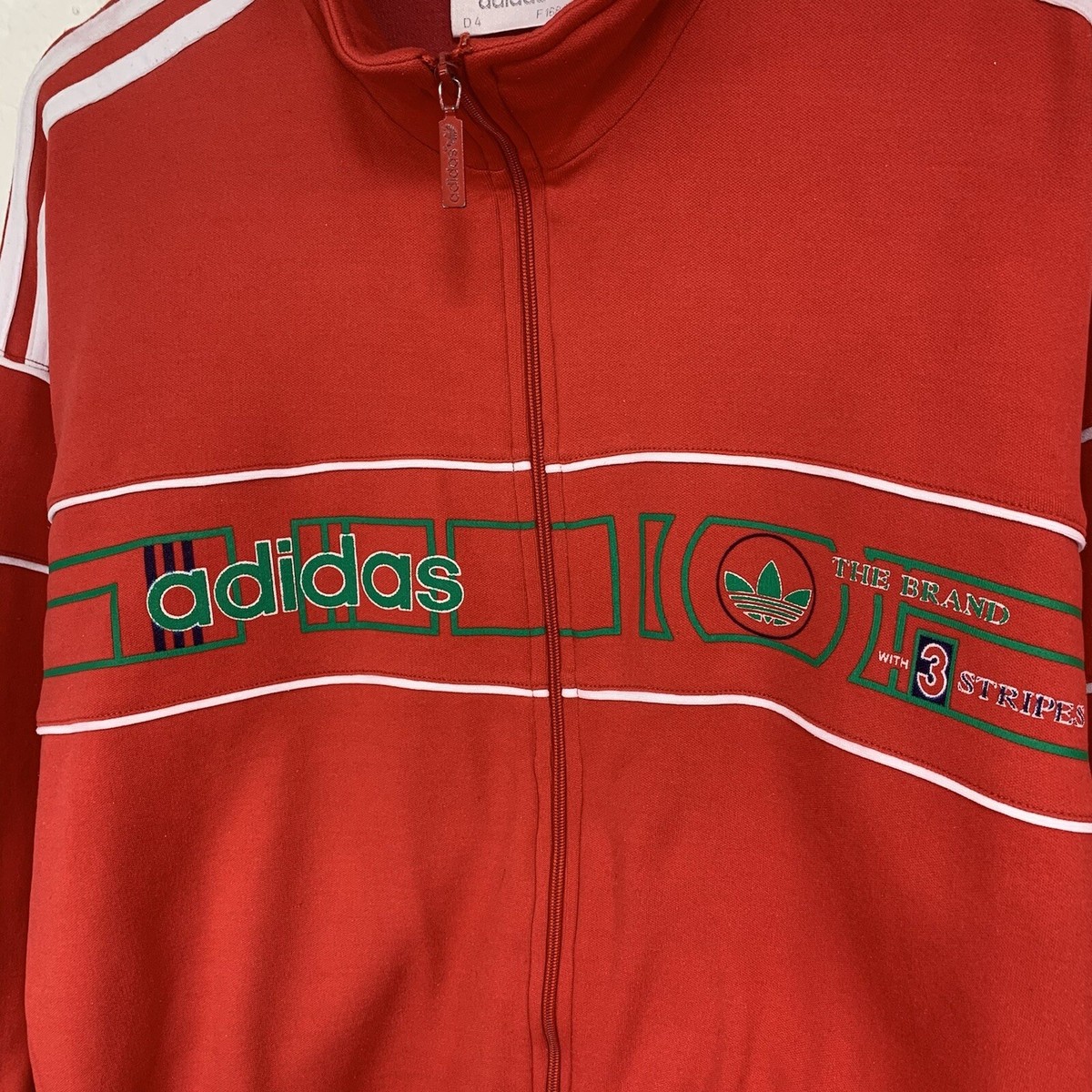 ADIDAS VINTAGE 80s CASUALS FULL TRACK JACKET PANTS & TRACKSUIT RARE size D4 S