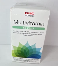 GNC Women's 50-Plus One Daily Multivitamin, Multimineral Support For Women 08/25