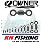 OWNER SWIVEL 52445 KS-11 Black Sizes #3 - #8 EXTRA STRONG STAINLESS FISHING