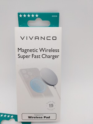 Vivanco Magnetisches Wireless Induktionsladegerät Fast Charger 2er Pack #KT4549O