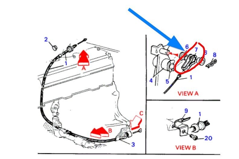 Genuine Ford Falcon XD XE XF EF El AU Clutch Pedal Cable Bracket