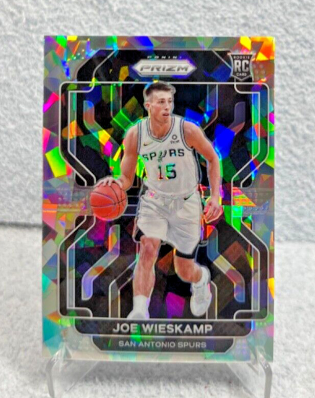 2021-22 Panini Prizm Cracked Ice Rookie Card #322 Joe Wieskamp
