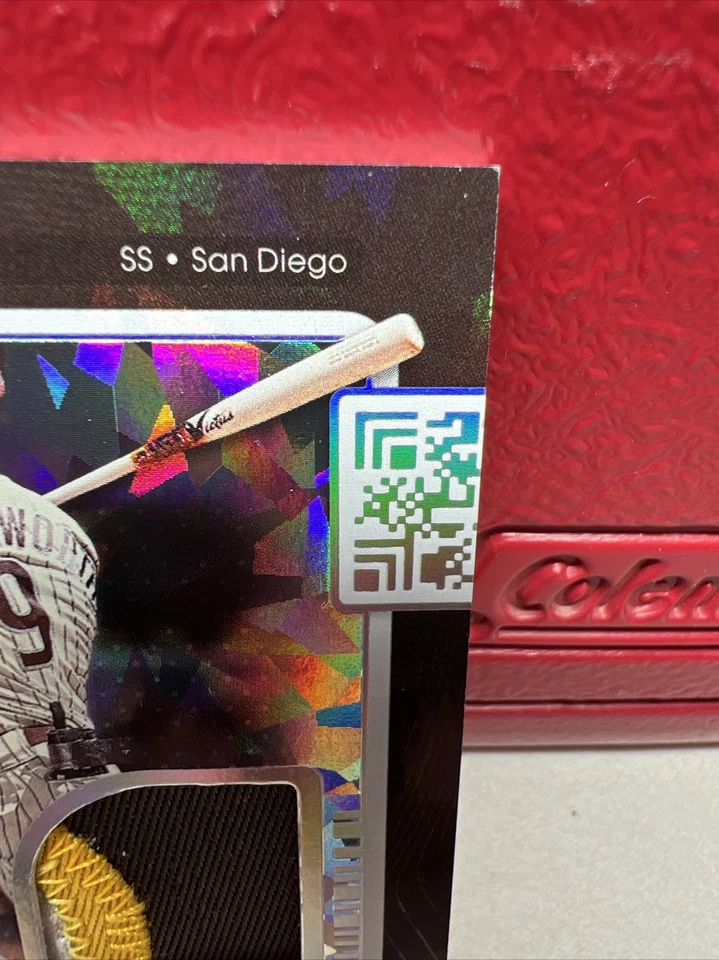 2021 Contenders Rookie Ticket Jake Cronenworth Triple Color Patch /23 Padres 🔥 - Image 3 of 4