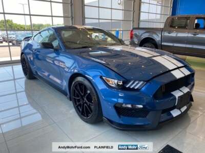 2019 Ford Mustang Shelby GT350 2019 Ford Mustang Shelby GT350  Blue 5.2L Ti-VCT V8 Engine with Flat Plane Crank