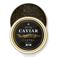 Bester’s Premium Osetra Caviar 3.5OZ 100GR