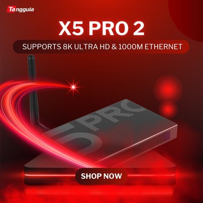 Tanggula X5 Pro 2 2024 Streaming TV Box BUNDLE Android 11 RAM 4GB Storage 128GB