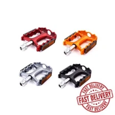 Wellgo Bike Pedal M111 9/16" Alu Ultralight Sealed Bearing- Black/Red/Gold/Grey