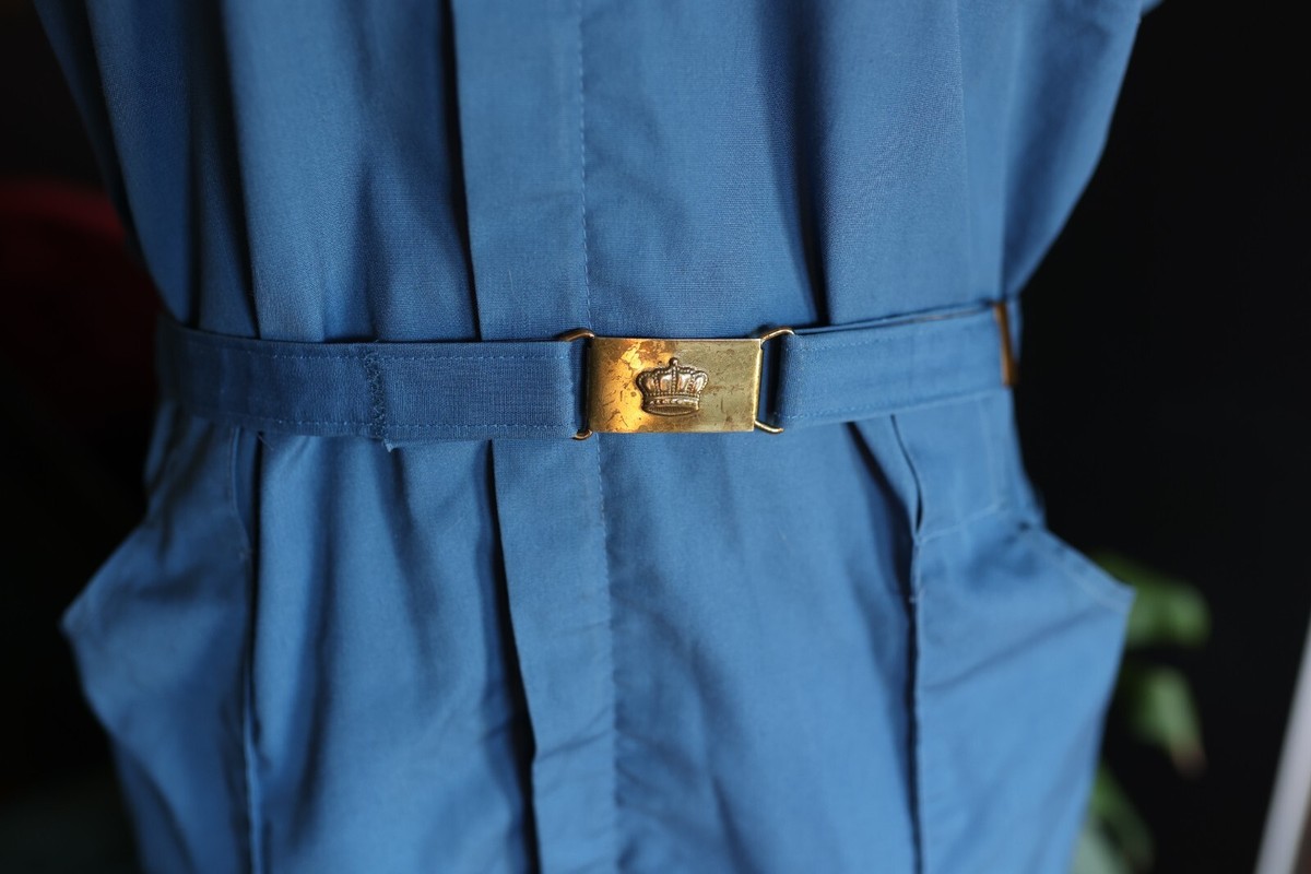 Vintage Blue Workwear Coveralls Jumpsuit Overalls Crown
