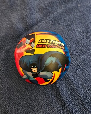 Hedstrom Batman and Green Arrow and Red Tornado 4'' Bouncing Ball