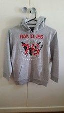 YOUTHS NEW RAMONES HOODIE SWEATSHIRT JUMPER NWT PUNK ROCK NEW YORK XMAS