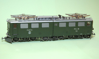 Bemo 1254 Elektrolokomotive Ge 6/6 RhB 701 RAETIA HOm