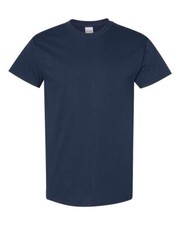 Gildan Heavy Cotton T-shirt 5000 Unisex Plain Blank Crewneck Short Sleeves Tee