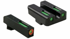 TRUGLO TFX Pro Tritium Fiber Optic-Pistol Sight Low Set for Glock Series