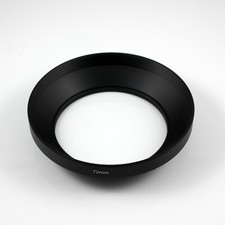 For Wide-Angle Lenses 72 mm Aluminium Metal Lens Hood Shade Screw In