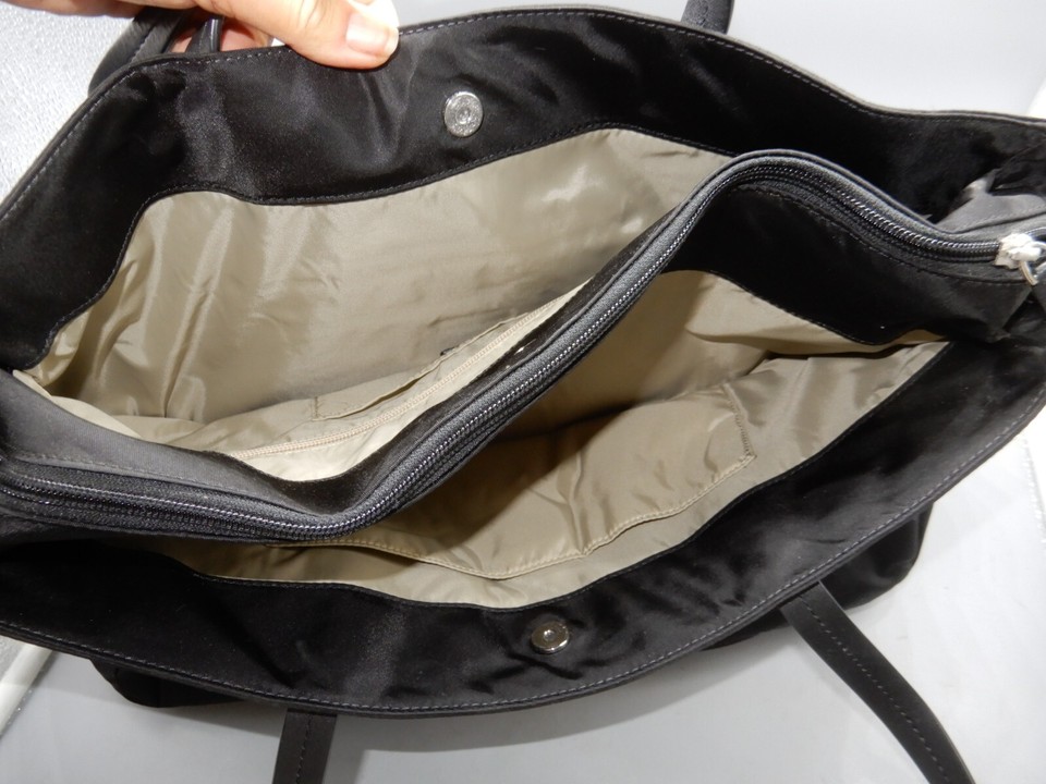 TUMI black nylon bag laptop briefcase with secret compartment eBay