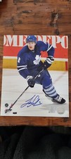 Luke Schenn Autographed 8×10 Photo on The Toronto Maple Leafs
