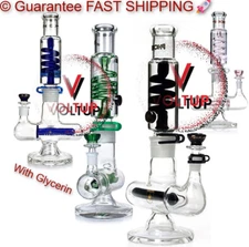 Phoenix Star Freezable coil Bong 15’’ Glycerin Water Pipe Star AUTHENTIC ✅✅✅