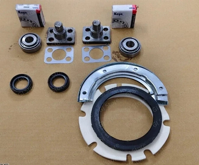 Tornillo de nudillo Suzuki Samurai SJ + cojinete + junta - para una rueda - izquierda o derecha Foto 2 de 4