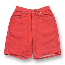 VTG 60s Wrangler Blue Bell Women  s Misses Denim Jeans Shorts 50s Pants Red