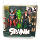 McFarlane Gold 30th Anniversary Spawn and Todd 7" Action Figures 2-Pack New