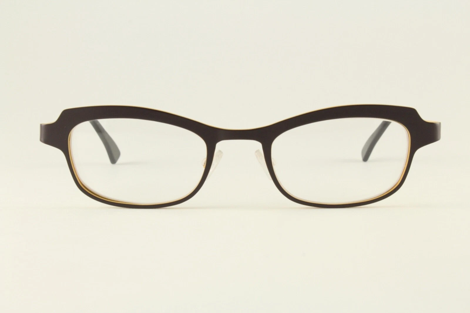 Rare Authentic Anne Et Valentin Tea B73 Brown 42mm Glasses Frames Japan RX able