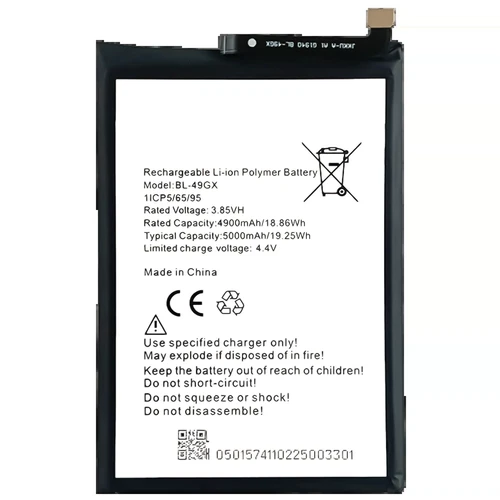 Pour Infinix Note 7 / Note 10 / Hot 11S remplacement de batterie BL-49GX 5000mAh - Photo 3 sur 5