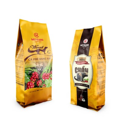 Me Trang Vietnamese Weasel Ground Coffee & Coffee Bean 500G VietsWay USA Seller