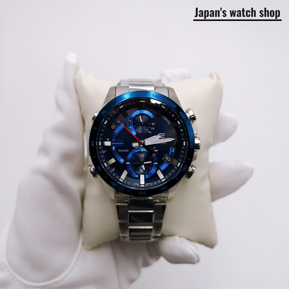 CASIO EDIFICE EQB-900DB-2AJF Blue Smartphone Link Solar Men's
