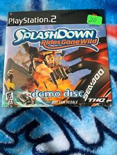 Playstation 2 PS2 Game Splashdown Rides Gone Wild Demo Disc Not For Resale New