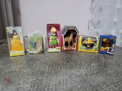 X6 Disney Mini Figuren ideal für Puppenhaus