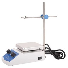 Agitatore Magnetico Piastra Calda 2000ml 1600rpm Velocità 200°C Regolabile Casa Laboratorio Cucina