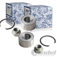 2X Vaico RADLAGER-SATZ Vorne Passend FüR Alfa Romeo 145 146 Spider Fiat Brava