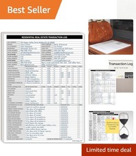 Realtor Closing Checklist Notepad | Easy Transaction Logging & Deadline Tracking