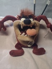 Vintage Looney Tunes 1994 Taz Tasmanian Devil Plush Stuffed Animal Tyco