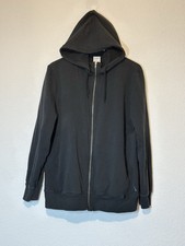 Nike Yoga Womens 3X Full Zip Black Cotton Hoodie DD5597-101 Athleisure