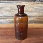 Jacobs’ Pharmacy Medicine Bottle Atlanta, GA Vintage Amber Glass Coca Cola