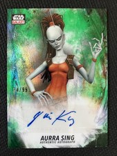 2021 Topps Chrome Star Wars Galaxy Trading Cards 21