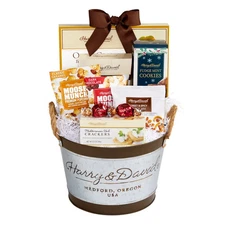 HARRY AND & DAVID GIFT BASKETS HOLIDAY XMAS GIFTS MOOSE MUNCH POPCORN TRUFFLES